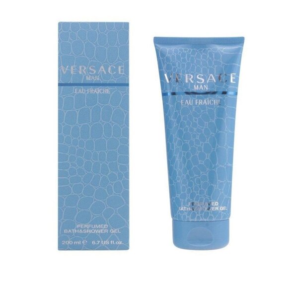 Versace Man Bath & Shower Gel Eau Fraiche, 6.7 fl oz 200 ml Perfumed - Picture 1 of 16